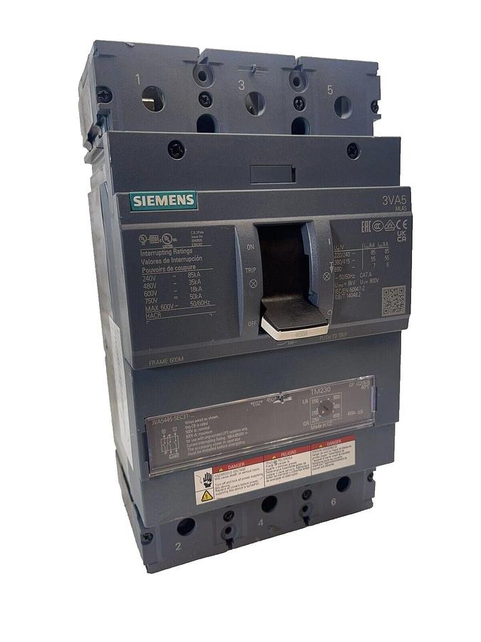 Siemens 450a Breaker  3VA5445-5EC31-0AA0 450 Amp 3VA5445-5EC31 0AA0