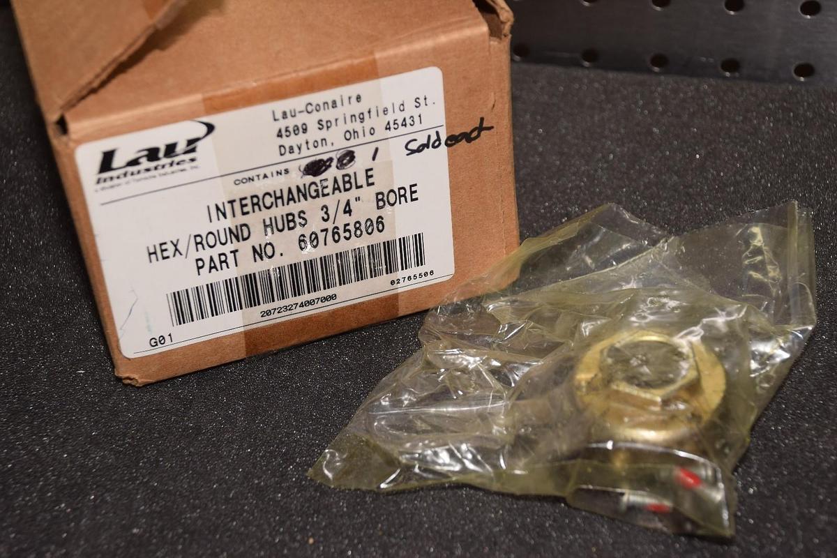 (1) Lau Industries Fan Interchangeable Hex Hub 60765806 3/4" bore NEW