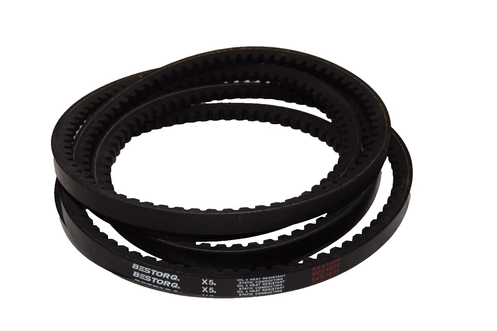 Bestorq Cogged V-Belt Belt 5VX1600 X5 Static Conducting Vbelt  (New)