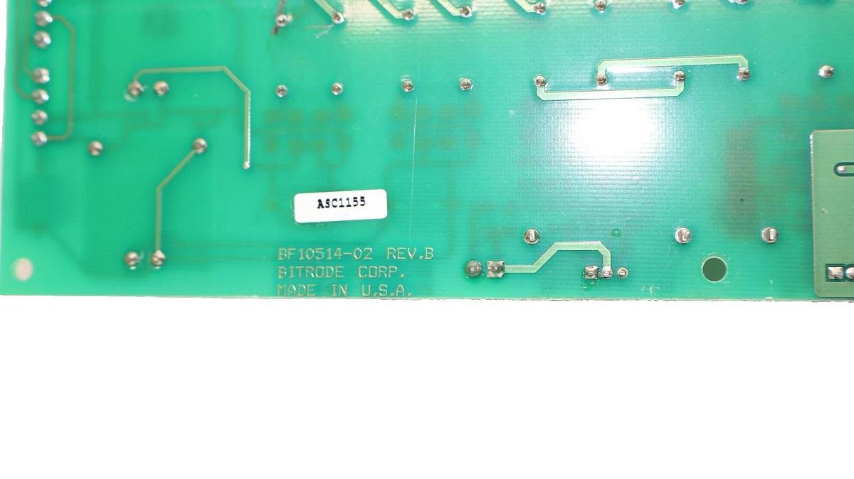 Used BITRODE CORP. BF10514-01 Rev. B Circuit Board