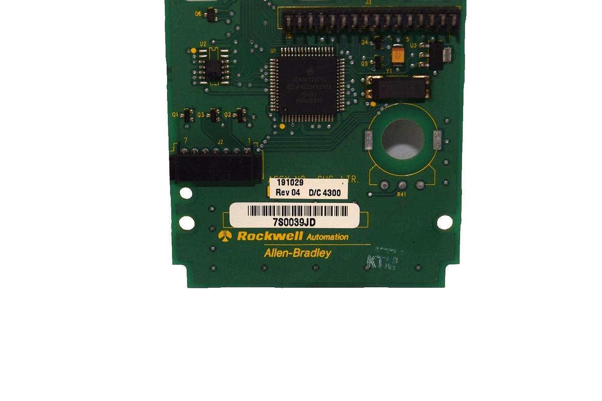 Used ALLEN BRADLEY 191029 Rev 04 , 7S0039JD Keypad Controller Base Board