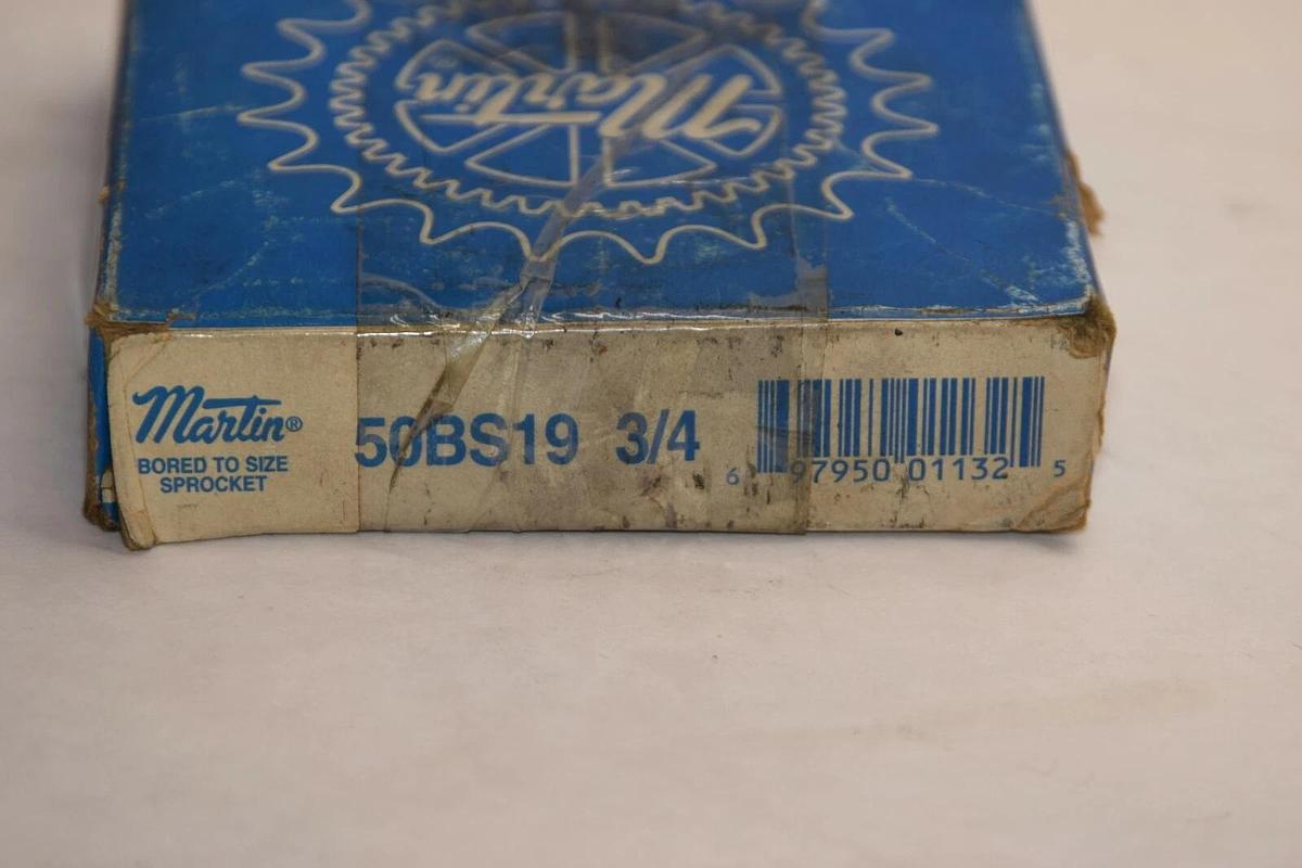(NEW) MARTIN 50BS19 3/4 19 Teeth 3/4" Bore Sprocket