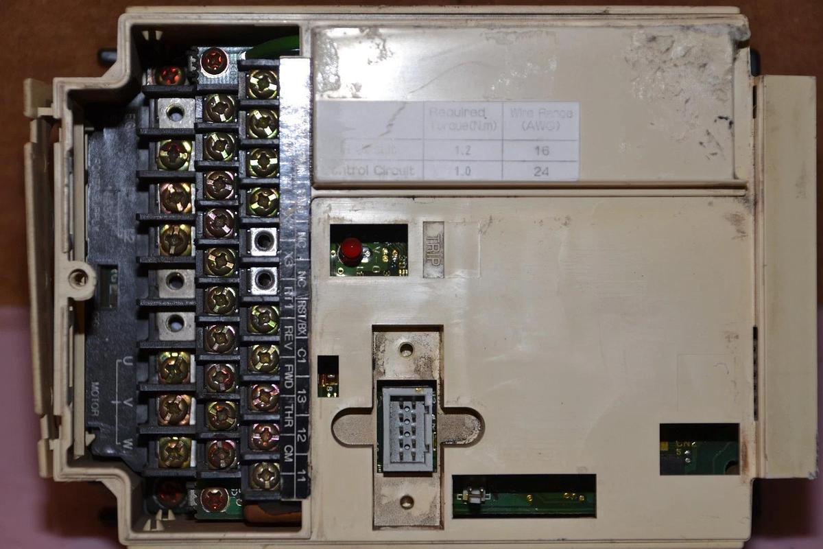 Used GENERAL ELECTRIC 6KAF321F25M$A1 .25HP 230V AF-300M$ DRIVE