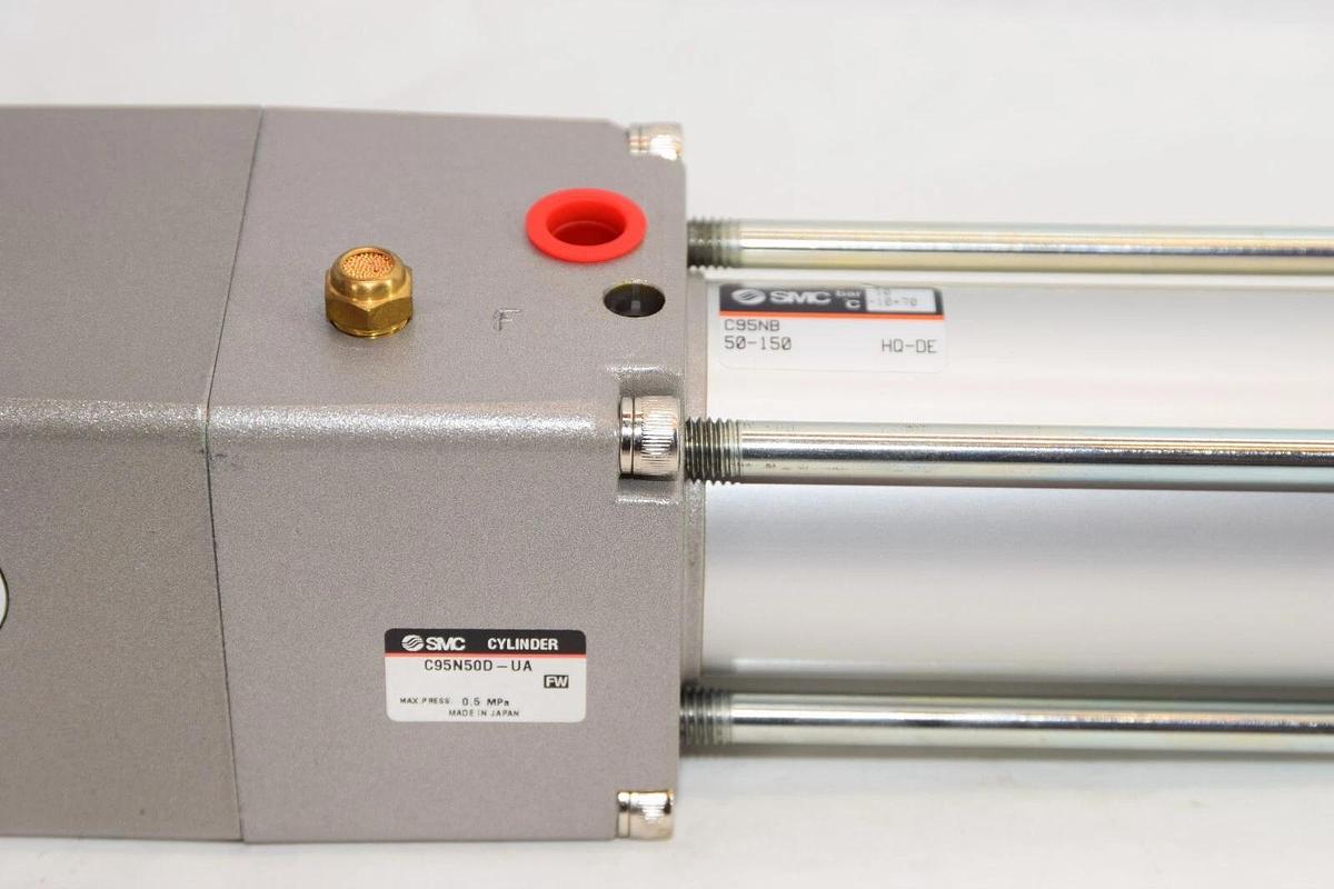 (NEW) SMC C95N60D-UA C95NB50-150 Lock-Up Unit & Tie Rod Cylinder