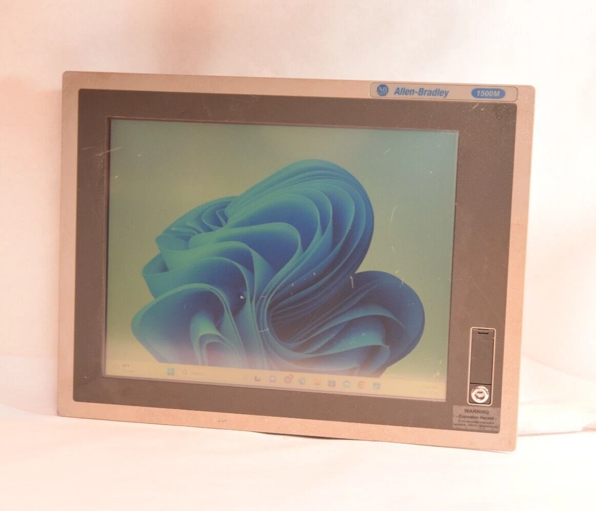 Used Allen Bradley Monitor Display Screen 6186M-15PTX 6186M15PTX 1500m Ser. G