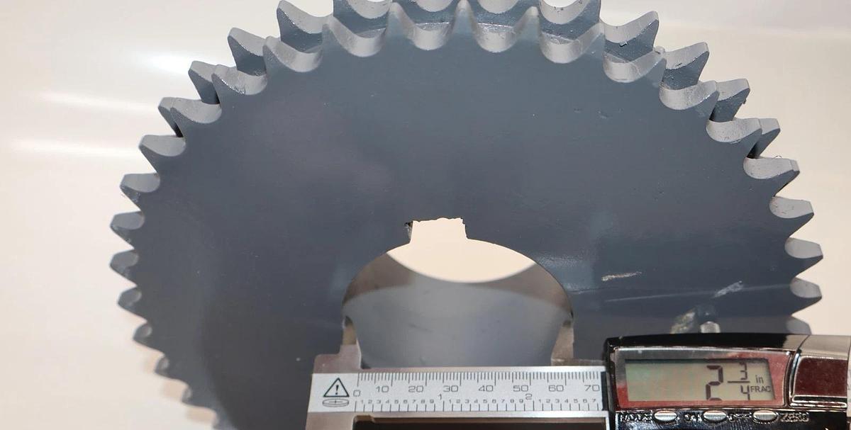 Morse Sprocket D50B40 40 Teeth Double Row Size 50 Chain 2-3/4" Bore (New)
