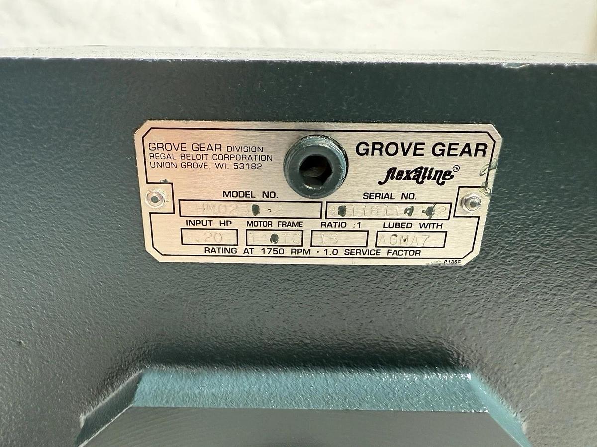 GROVE GEAR FHMQ230-2 FLEXALINE WORM SPEED REDUCER 15:1 FHMQ2302 (New)