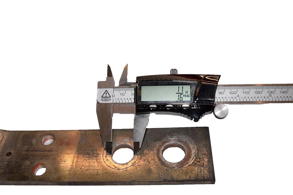 Used Buss Bar 9-1/2" x 2" x 1/4" Copper