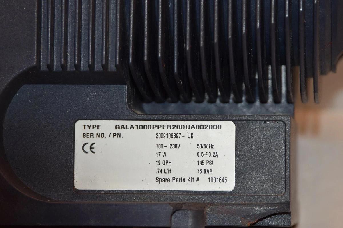 Used ProMinent Fluid Controls Metering Pump Gamma/L 19 gph GALA1000PPER200UA002000