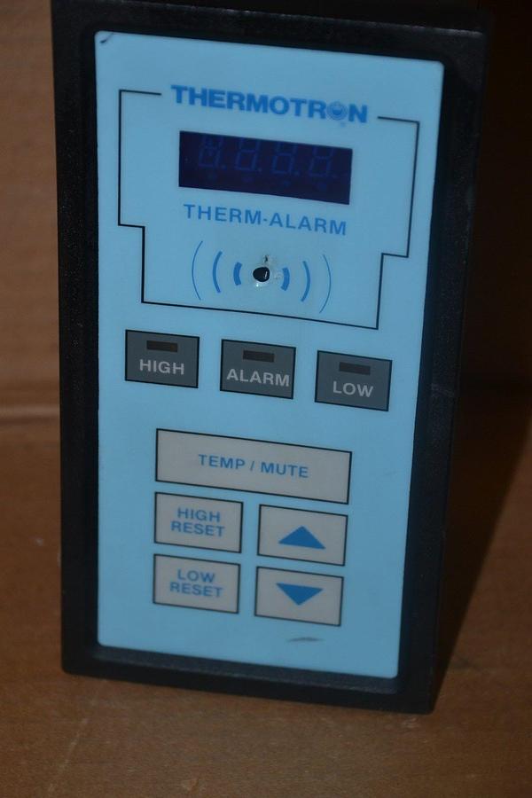 Used Thermotron Industries Therm-Alarm Thermalarm 742562 6523 #23 8G Rev 7 7425626523