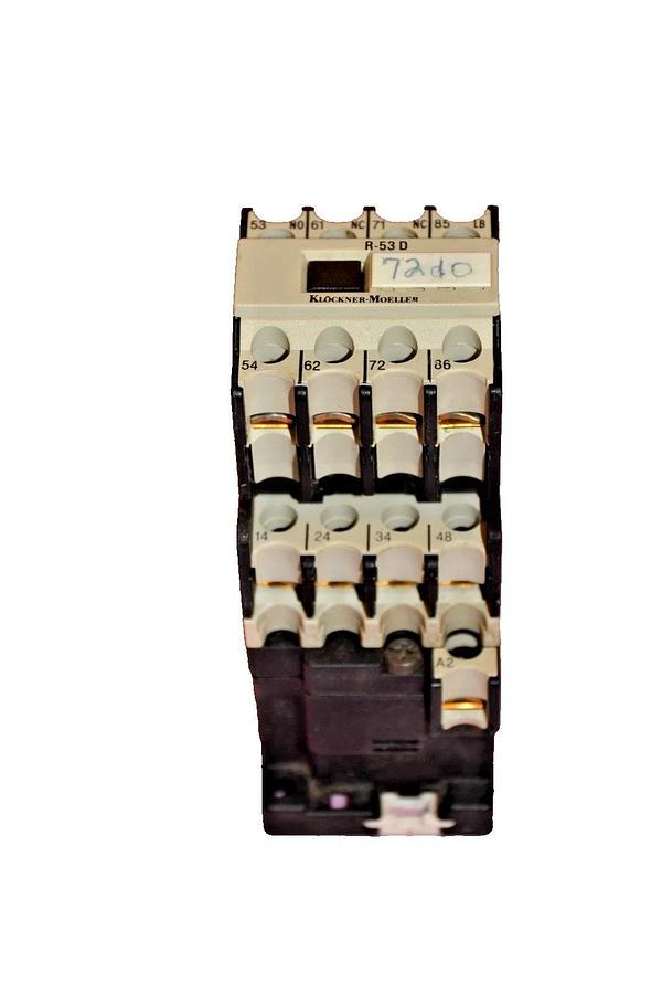 Used KLOCKNER MOELLER RELAY DIL R 53 D DIL-R53D DIL535D 4 POLE COIL 115V 115 V