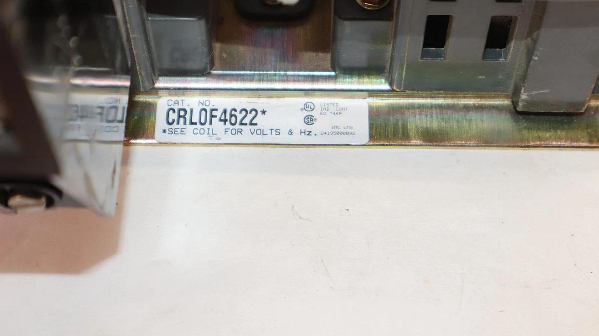 Used Siemens Reversing Starter Contactor CRL0F4622  24vdc Coil (Damaged)