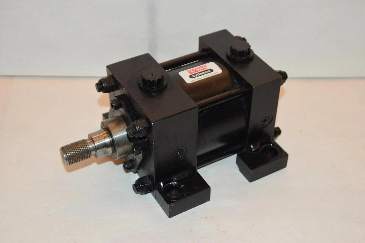 (NEW) SCHRADER BELLOWS FAD110821 250psi 1.0" Stroke Pneumatic Cylinder