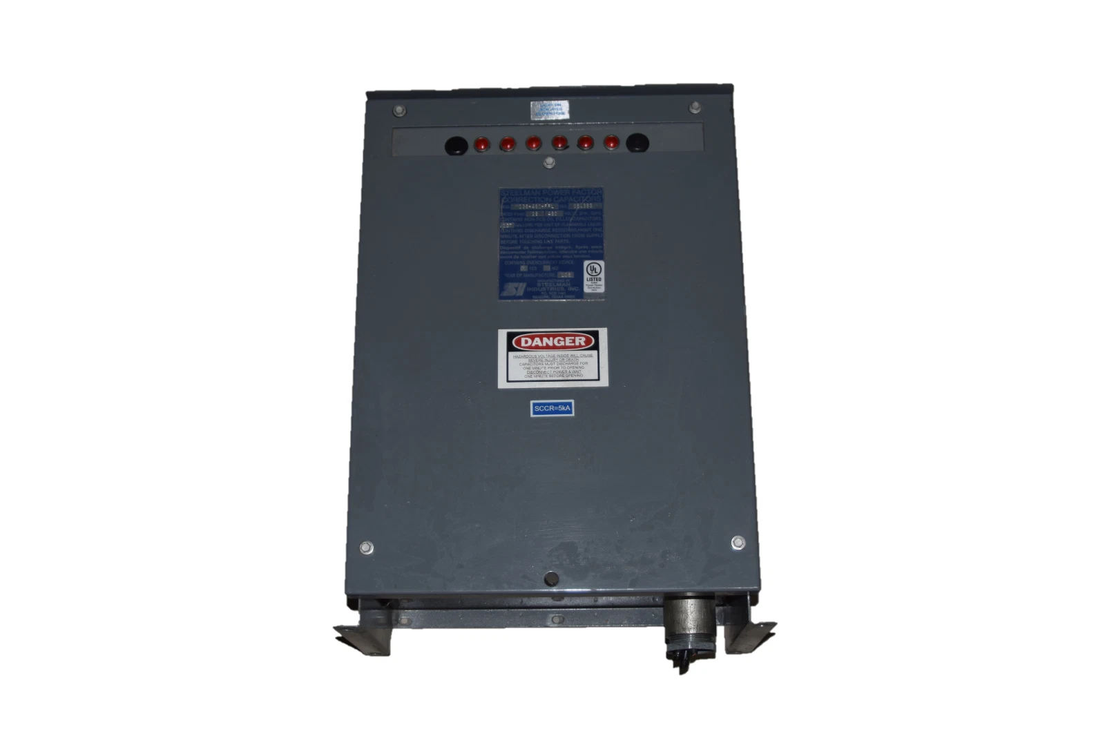 Used Steelman 36-KVA Power Factor Correction Capacitor M036-480-FPL 480V 3PH 480
