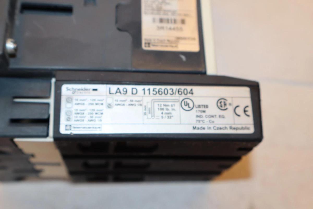 Schneider Contactor LC1D115 1000V 120V coil 250A 3ph (New)