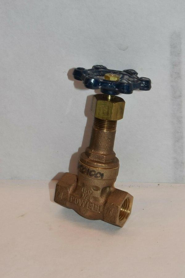 NEW POWELL 150 BRONZE 514 1/2" GATE VALVE