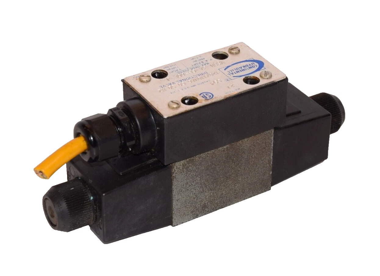 Used CONTINENTAL HYDRAULICS VS5M-3A-GB-60L-J 120/110V 50/60Hz 21W Directional Valve