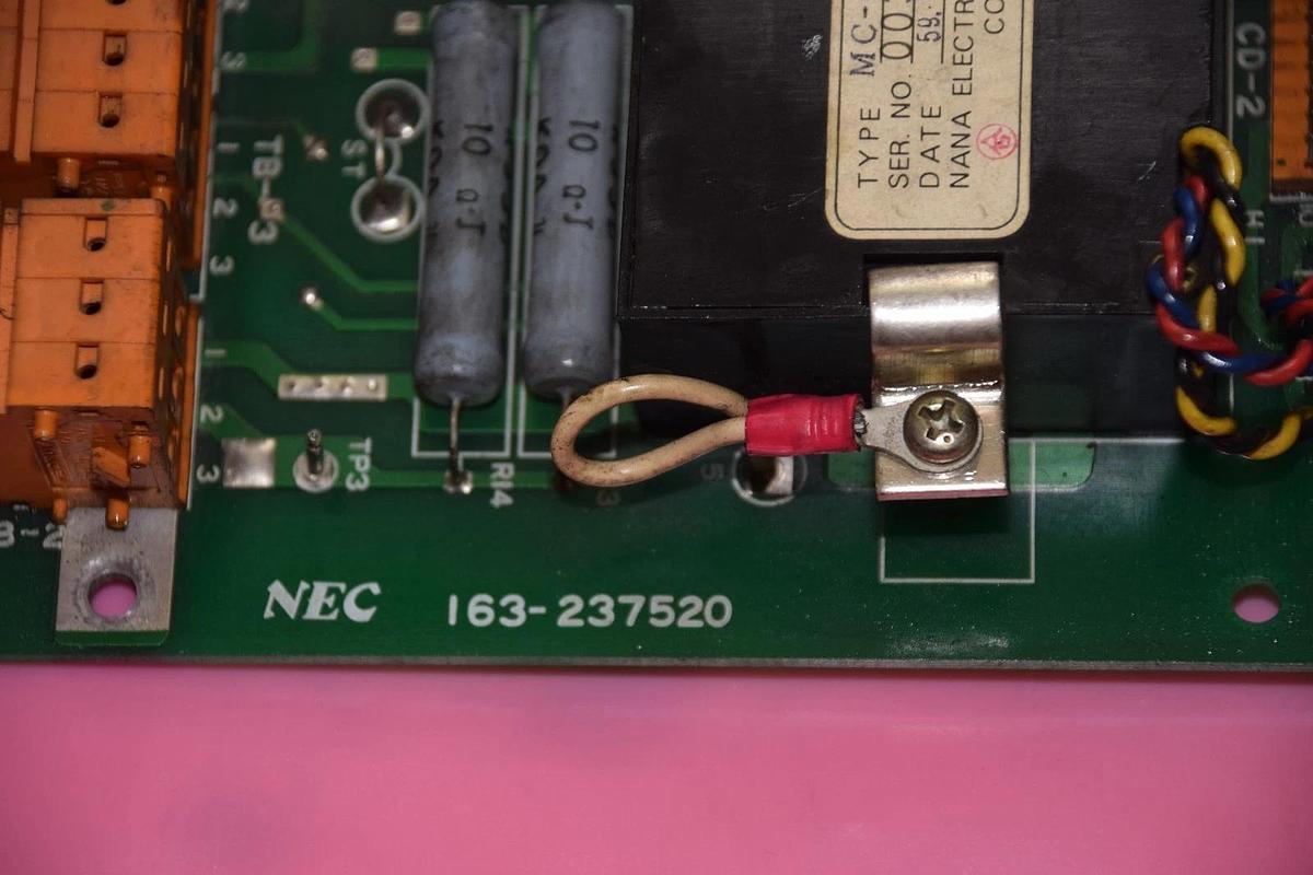 Used NEC CIRCUIT BOARD 163-237520 POWER BOARD ASSEMBLY