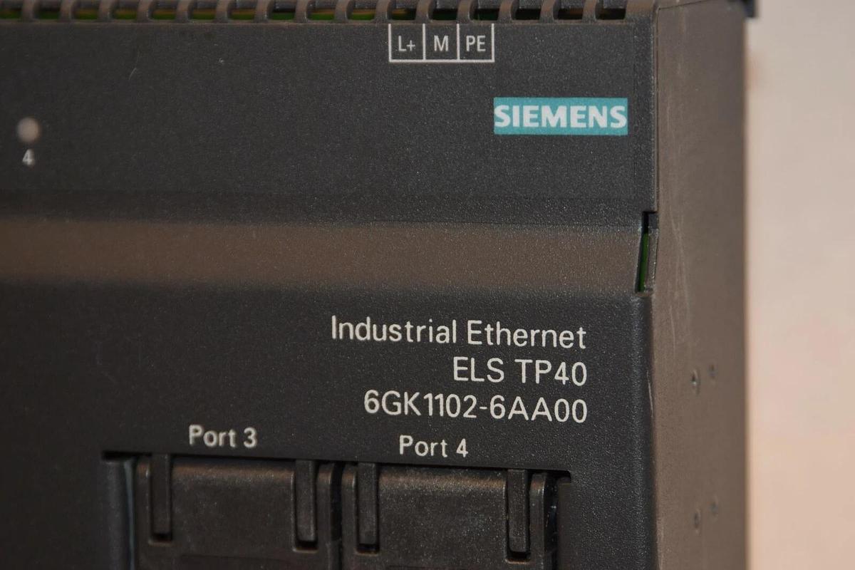 Used Siemens 6GK1102-6AA00 Industrial Ethernet ELS TP40 LAN 6GK11026AA00