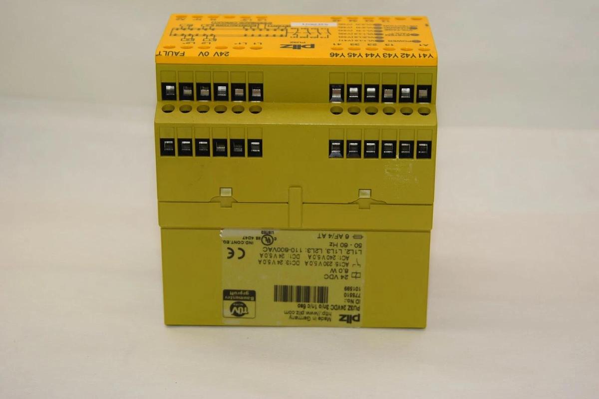Used PILZ PU3Z 24Vdc 3n/0 1n/c 775510 Safety Relay