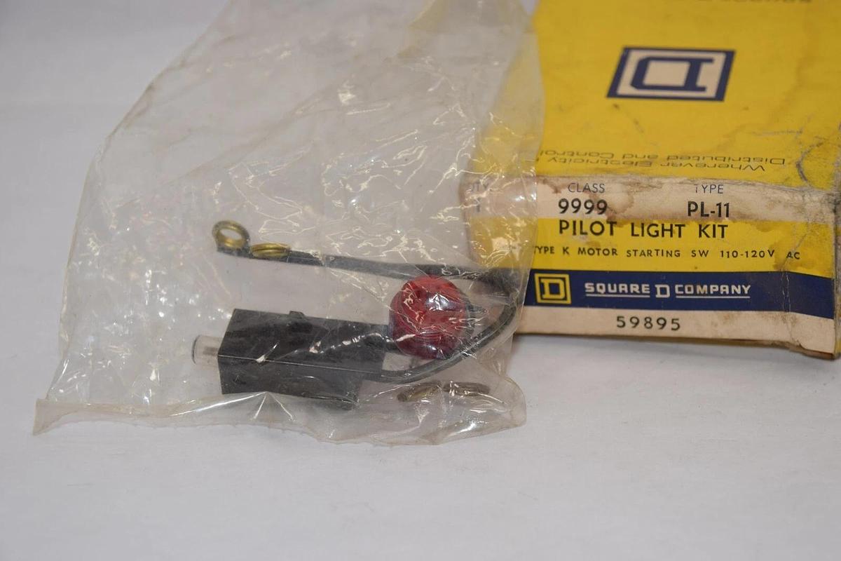 (NEW) SQUARE D PL-11 , PL11 Class 9999 Pilot Light Kit