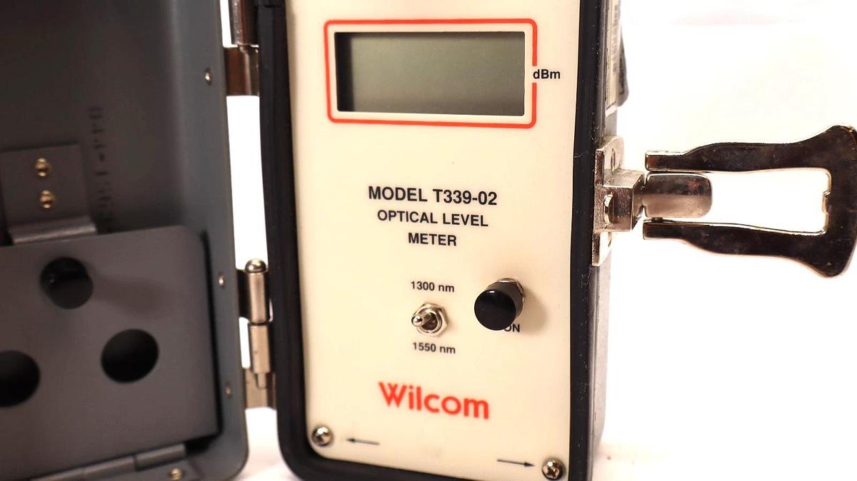Used Wilcom T339-02 Optical Level Meter T33902