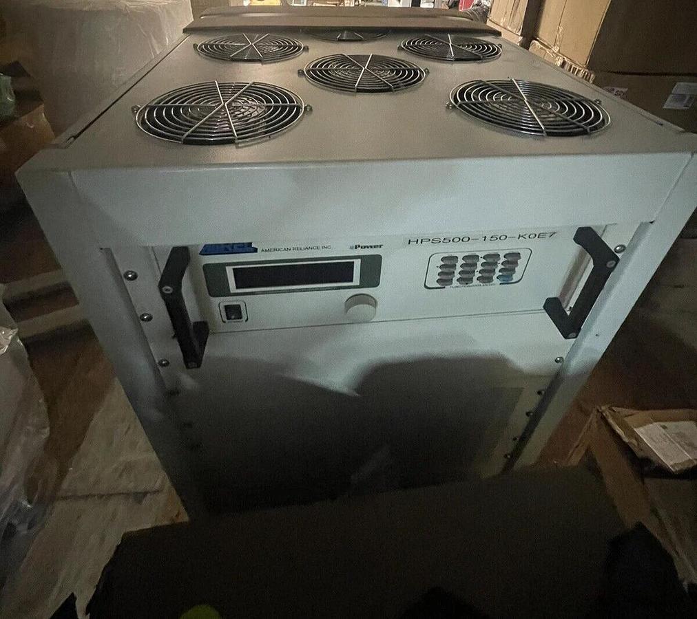 Used American Reliance Amrel HPS500-150-K0E7 epower High Power DC Power  Supply