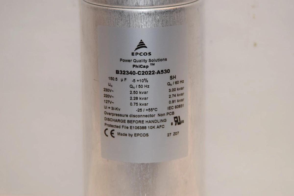 Used EPCOS / PHICAP B32340-C2022-A530 150,5 uF Capacitor