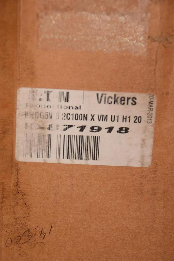 Eaton Vickers Electro-Hydra Proportional Valve KHDG5V-5-2C100N-X-VM-U1-H1-20 NEW