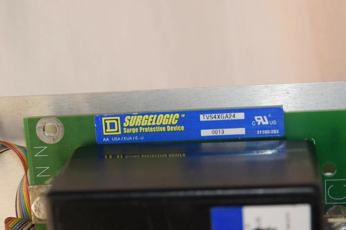 Used SQUARE D TVS4XGA24 Surgelogic Protective Board W/ MA4XGA24 277V