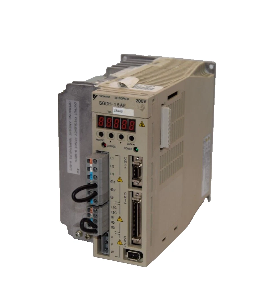 Used Yaskawa ServoPak Drive SGDH-15AE SGDH15AE 200-230v KCC-REM-YEC-SGDH15AE1-09
