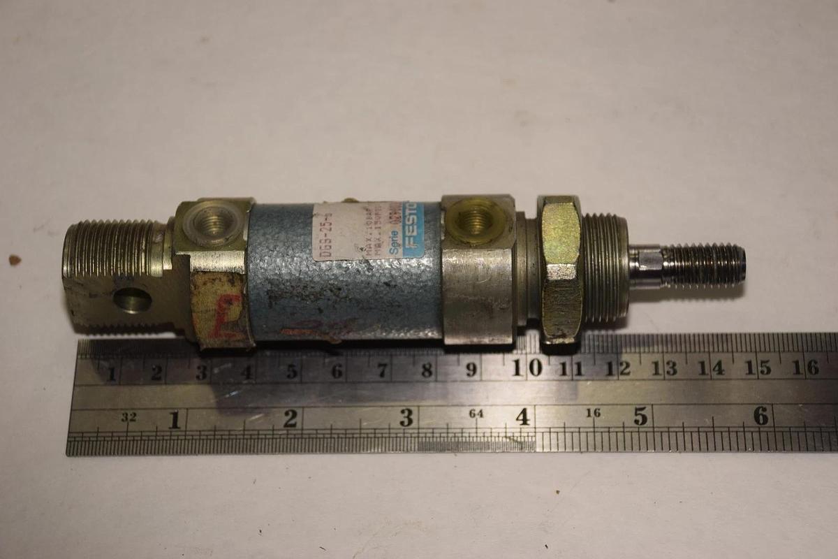 FESTO DGS-25-6 10 BAR 150psi 25/64" BORE PNEUMATIC CYLINDER NEW