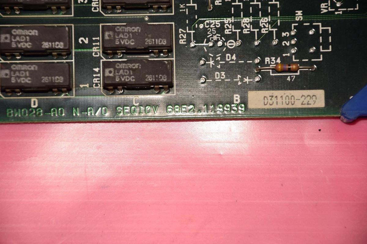 Used HITACHI BW028-A0 N-A/0 BW028A0NA/0 SEQI0V 68E2.119939 CIRCUIT BOARD