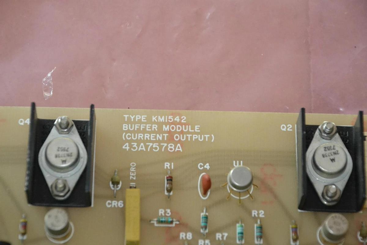 Used FISHER ROSEMOUNT BUFFER MODULE KM1542 43A7578A CIRCUIT BOARD CARD