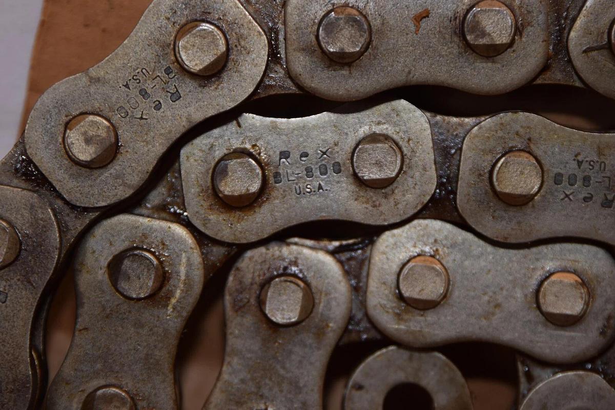 (NEW) REX BL-800 4' Chain Forklift Conveyor Industrial Heavy Duty