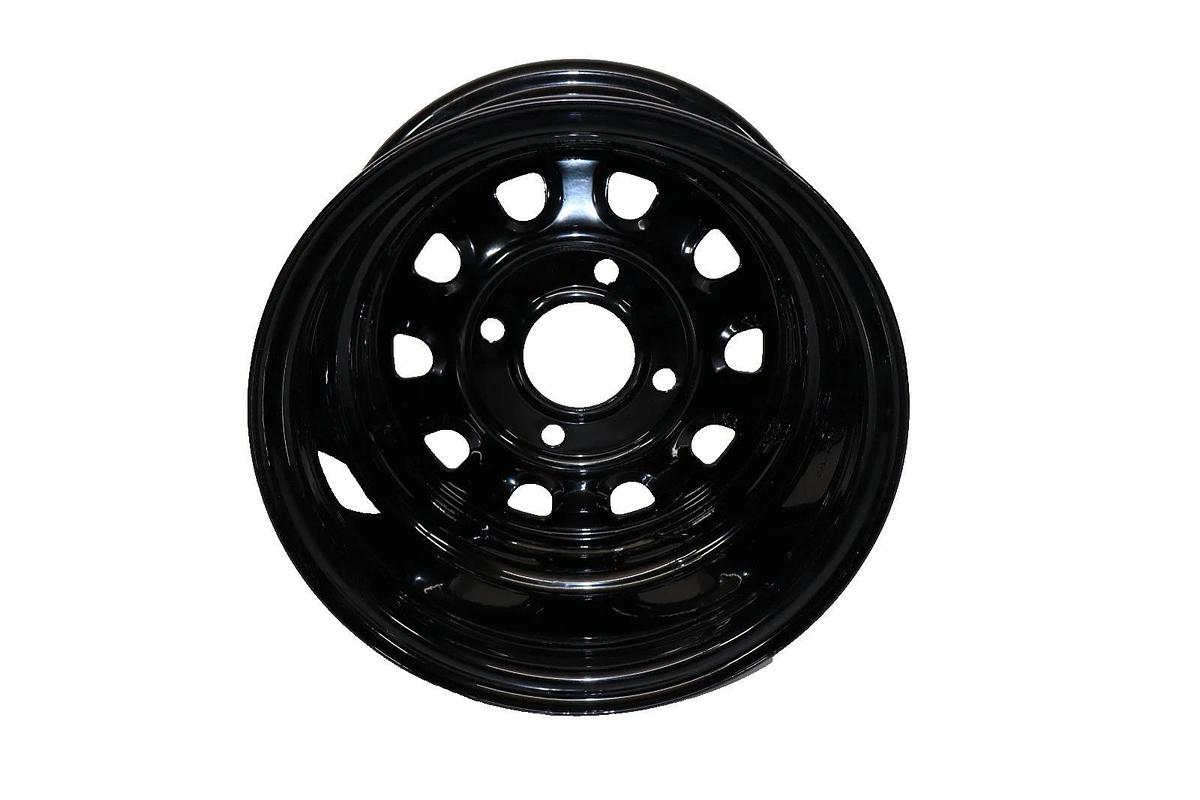 ITP D12F511 12" x 7" Steel Wheel , Black (New)