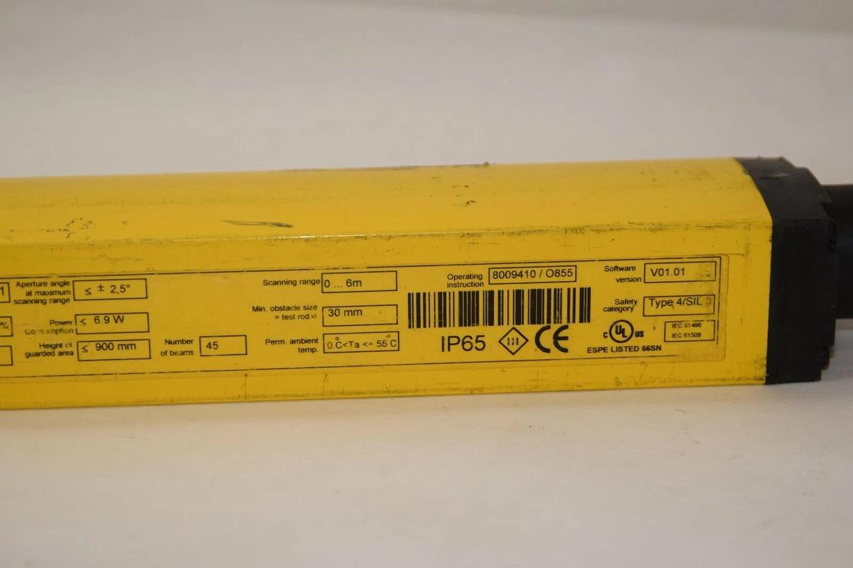 Used SICK Safety Light Curtain C40E-0903AN310 C4000 Range 0-6m C40E0903AN310