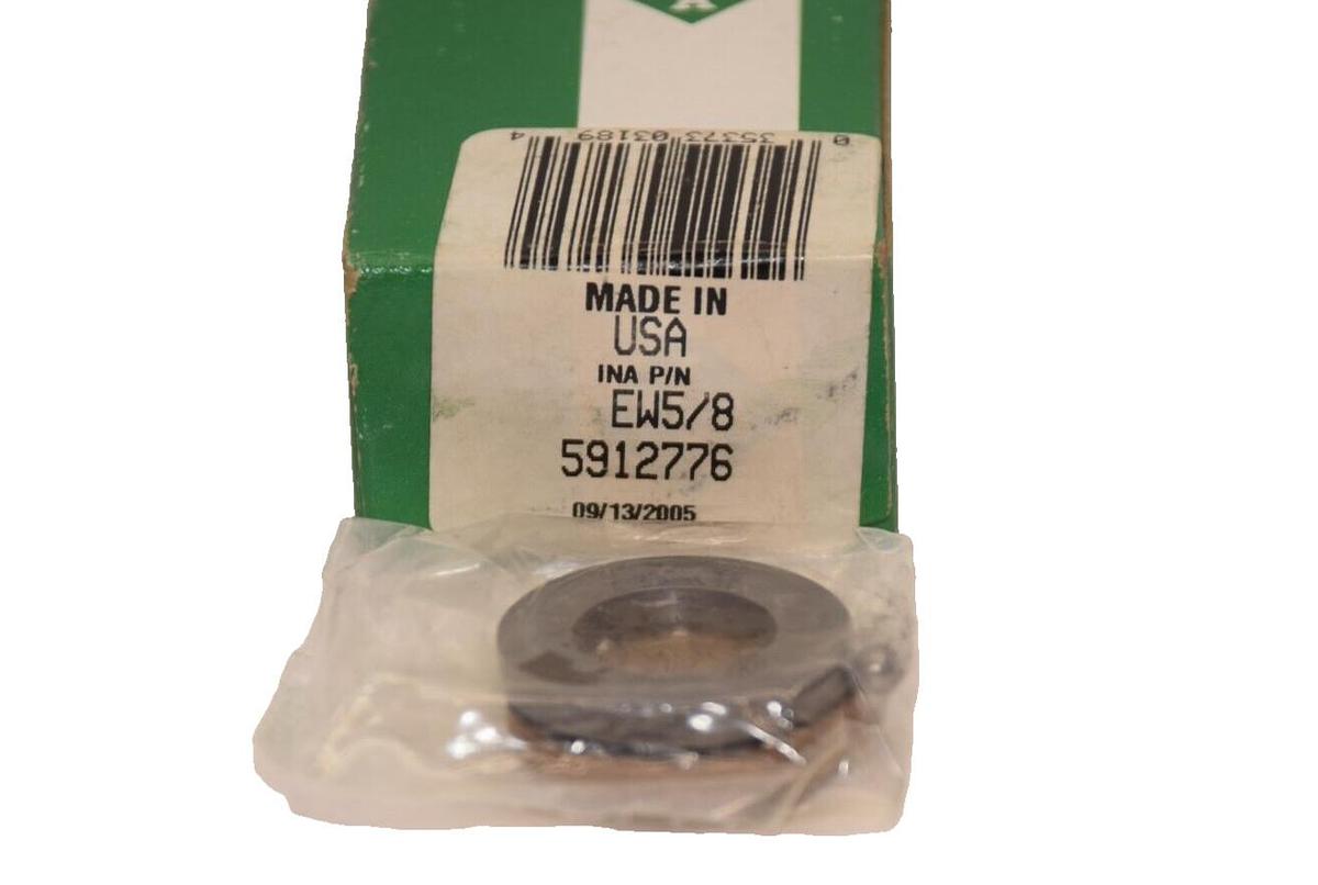 (NEW) INA EW5/8 5/8" Bore Thrust Bearing