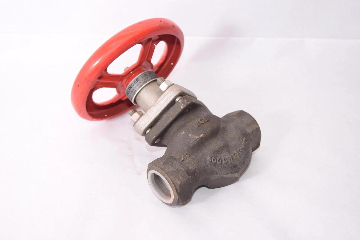 (NEW) KLINGER 900CWP KVSN DN 1" Weld In Socket Piston Valve