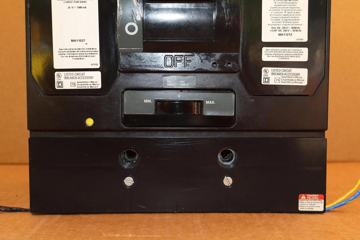 Square D Ciruit Breaker 1000A MHL3610001386 1000 Amp MH 1000 A 3p REFURB