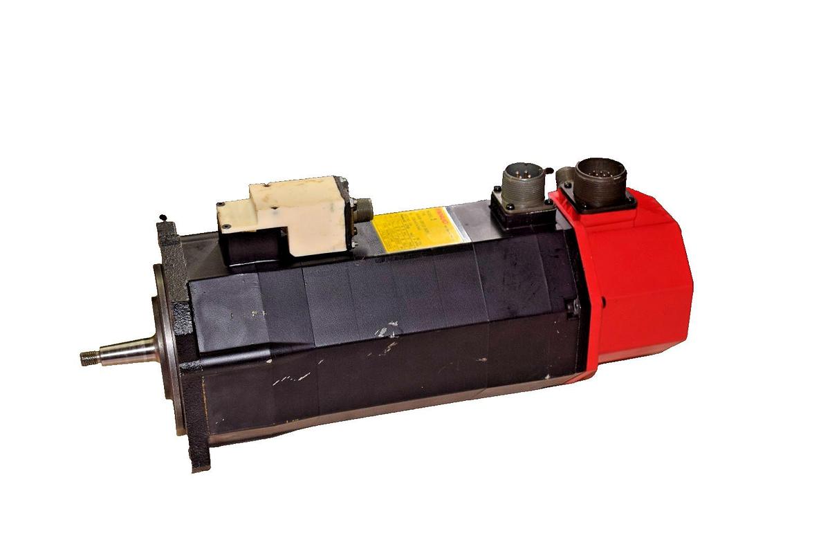 Used FANUC ROBOTICS, AC SERVO MOTOR, Model 5, A06B-0512-B251 Coder A860-0320-T111