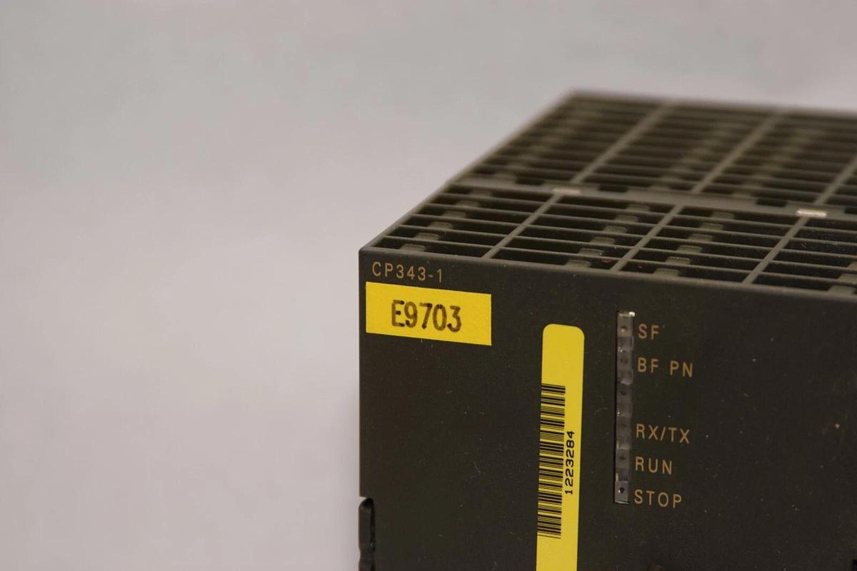Used SIEMENS 6GK7 343-1EX21-0XE0 CP343-1 Simatic Net Industrial Ethernet Module