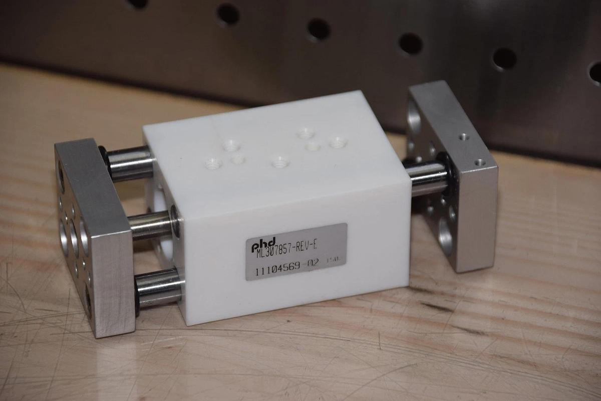 PHD Poly Pneumatic Slide, Cylinder, ML307857-REV-E, 11104569-02 NEW