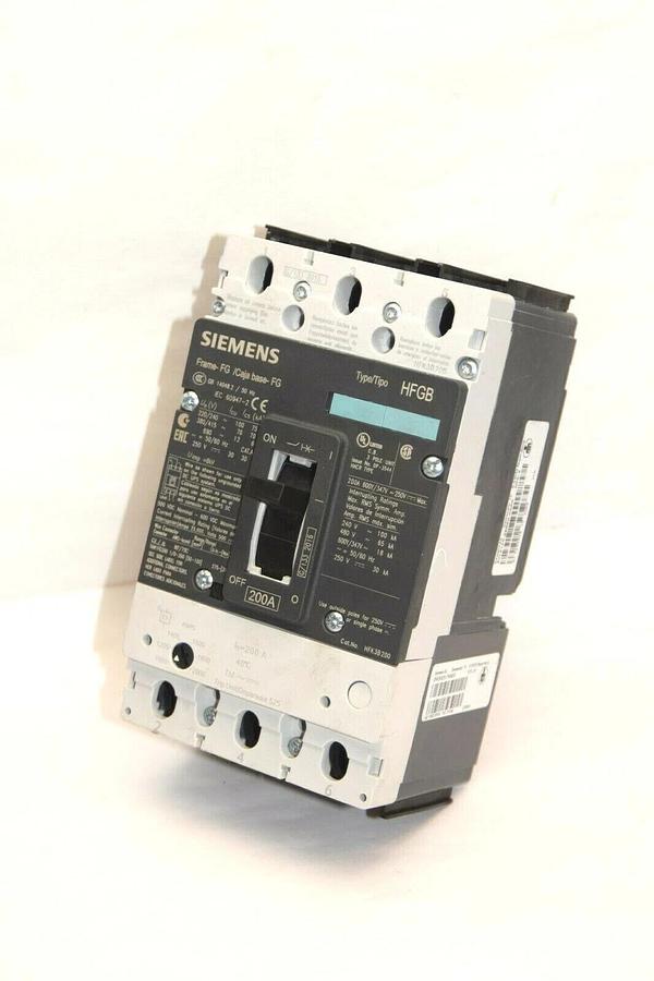(New) SIEMENS Breaker  HFK3B200L 200A 200 Amp 3VL3520-2KN38-0AA0 200 A