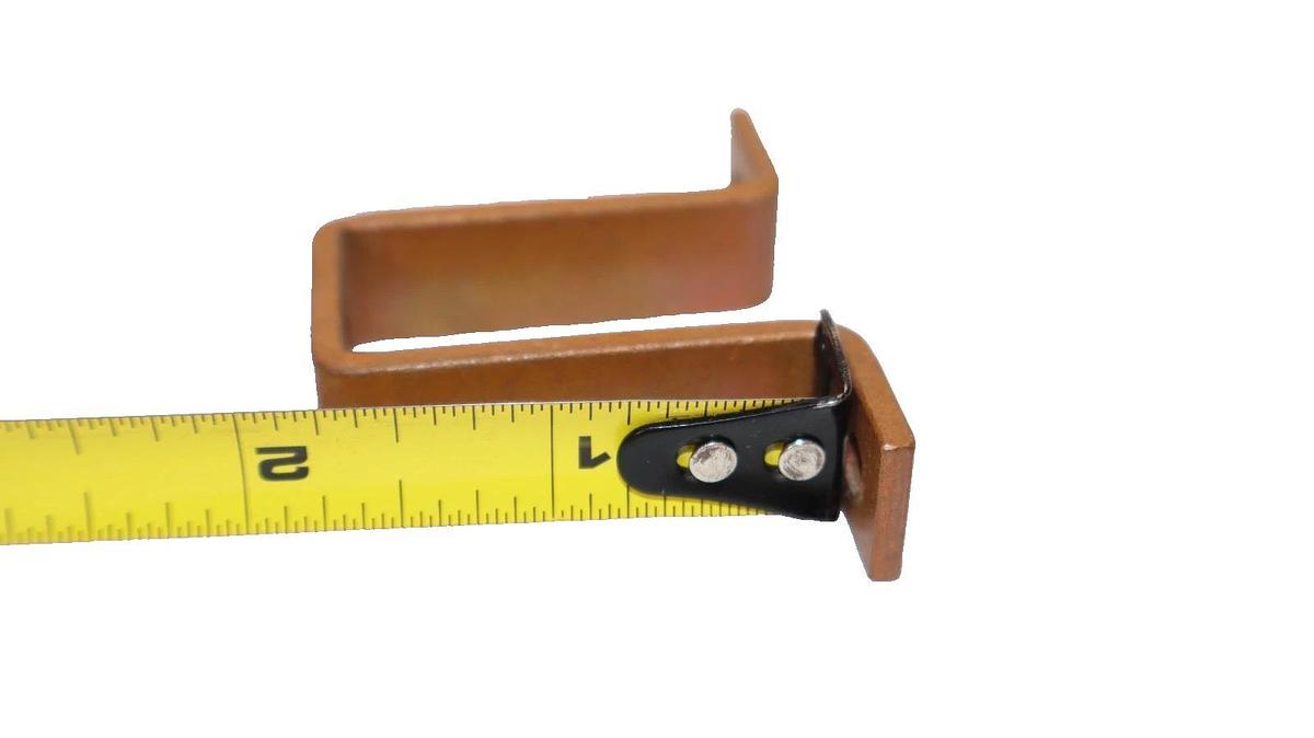 Used Buss Bar Copper 1-3/4" x 2-5/8 x 1-1/8" (Lot of 5)