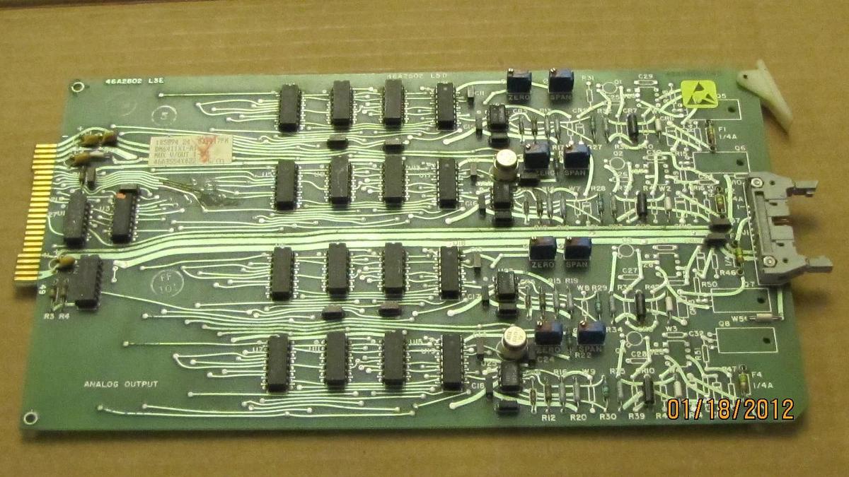 Used FISHER CIRCUIT BOARD DM6411X1-A1 46A355AX022 DM6411X1 A1