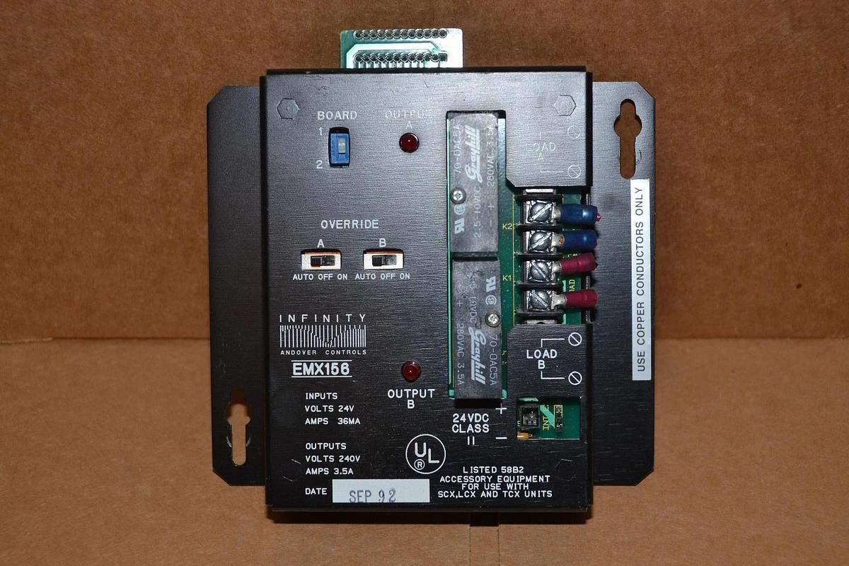 Used INFINITY EMX156 240V 3.5A 4960000136 OUTPUT BOARD