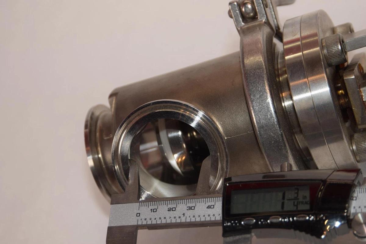 (NEW) 1-3/4" Stainless SS Sanitary Valve