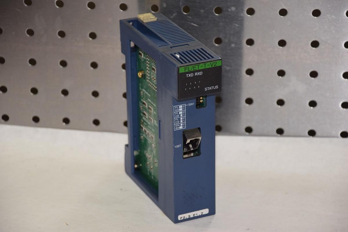 Used TOYODA / TOYOPUG THU-5998 FL/ET-T-V2  10Mbps 10BASE-T ETHERNET MODULE