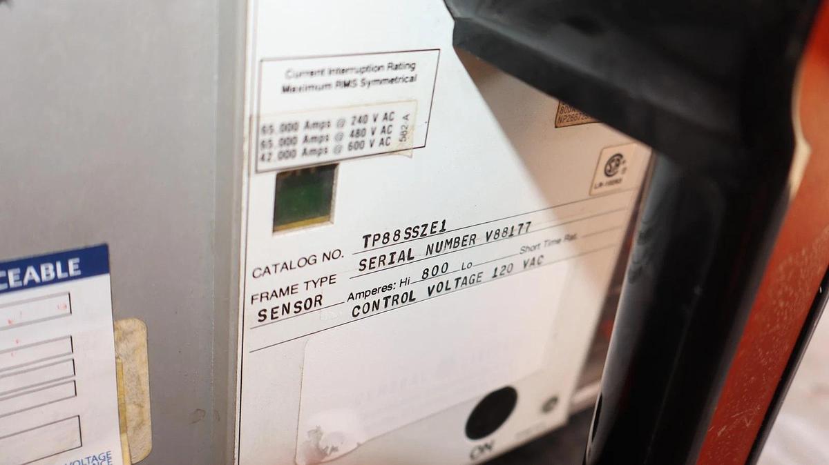 Refurbished GE General Electric Circuit Breaker Power Break 800A Amp TP88SSZE1 TR8S800